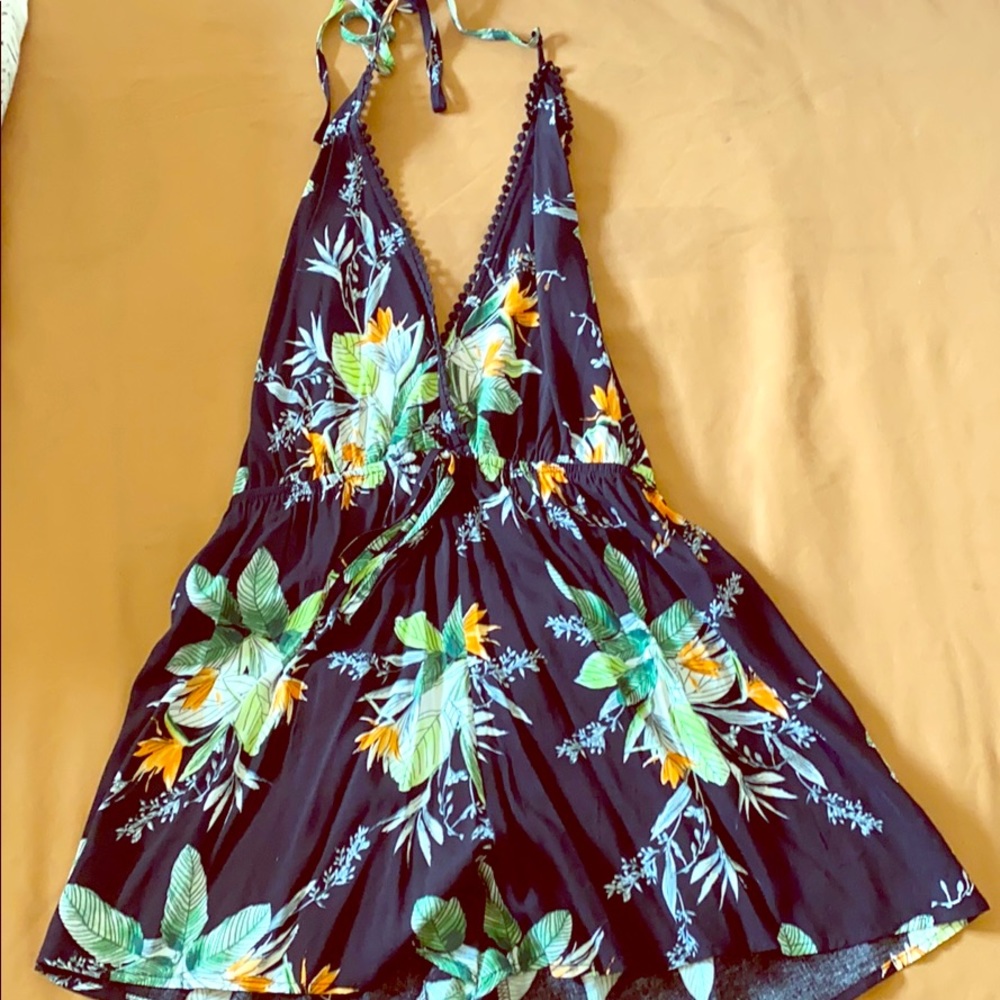 Tropical bird of paradise romper 3 for $15